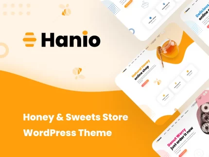 Hanio v1.95 - Sweets & Pastry Shop WordPress Theme